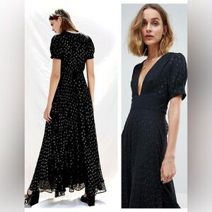 Free People Wanderer Maxi Black & Gold 8